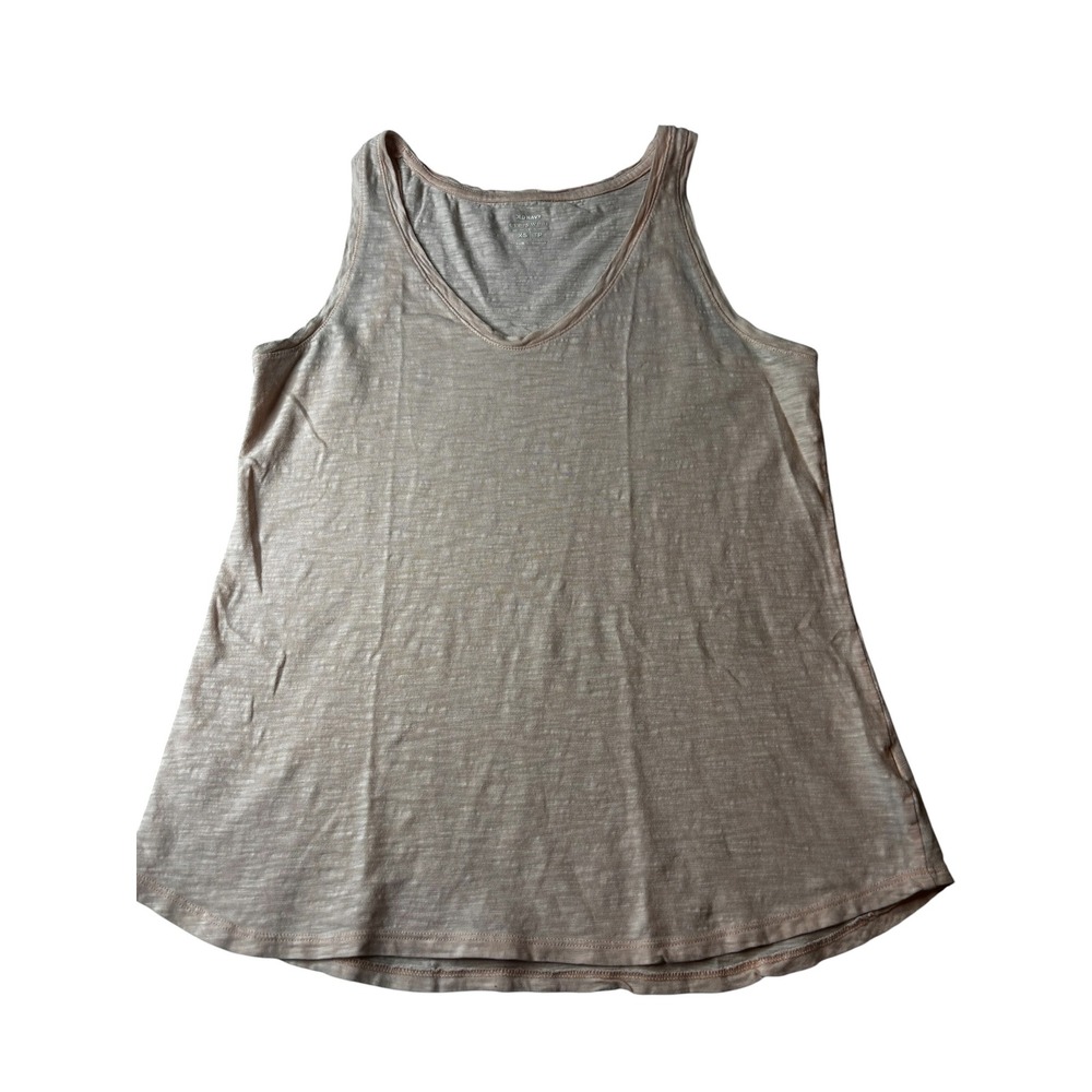 Old Navy EveryWear Slub Knit V-Neck Tank Top Peach XS Sleeveless Shirt